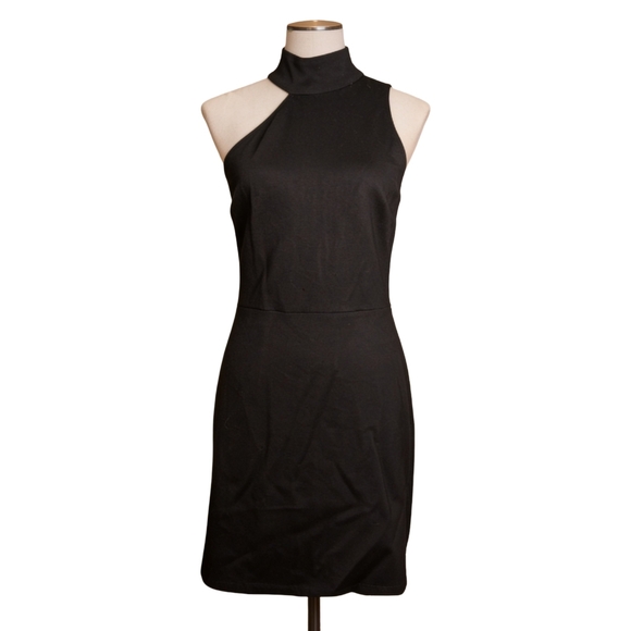 Boston Proper Dresses & Skirts - Boston Proper Black Asymmetric One Shoulder Dress 4